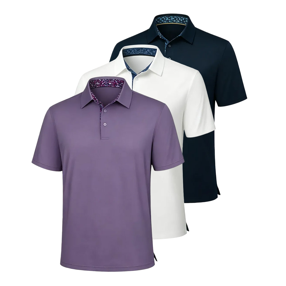 Herren Performance Polo-Shirt – schnelltrocknend, feuchtigkeitsableitend, 4-Wege-Stretch, UPF30+, Kontrastkragen für Arbeit und Alltag---Kaufen Sie 2 und sichern Sie sich 15% Rabatt & kostenfreien Versand!