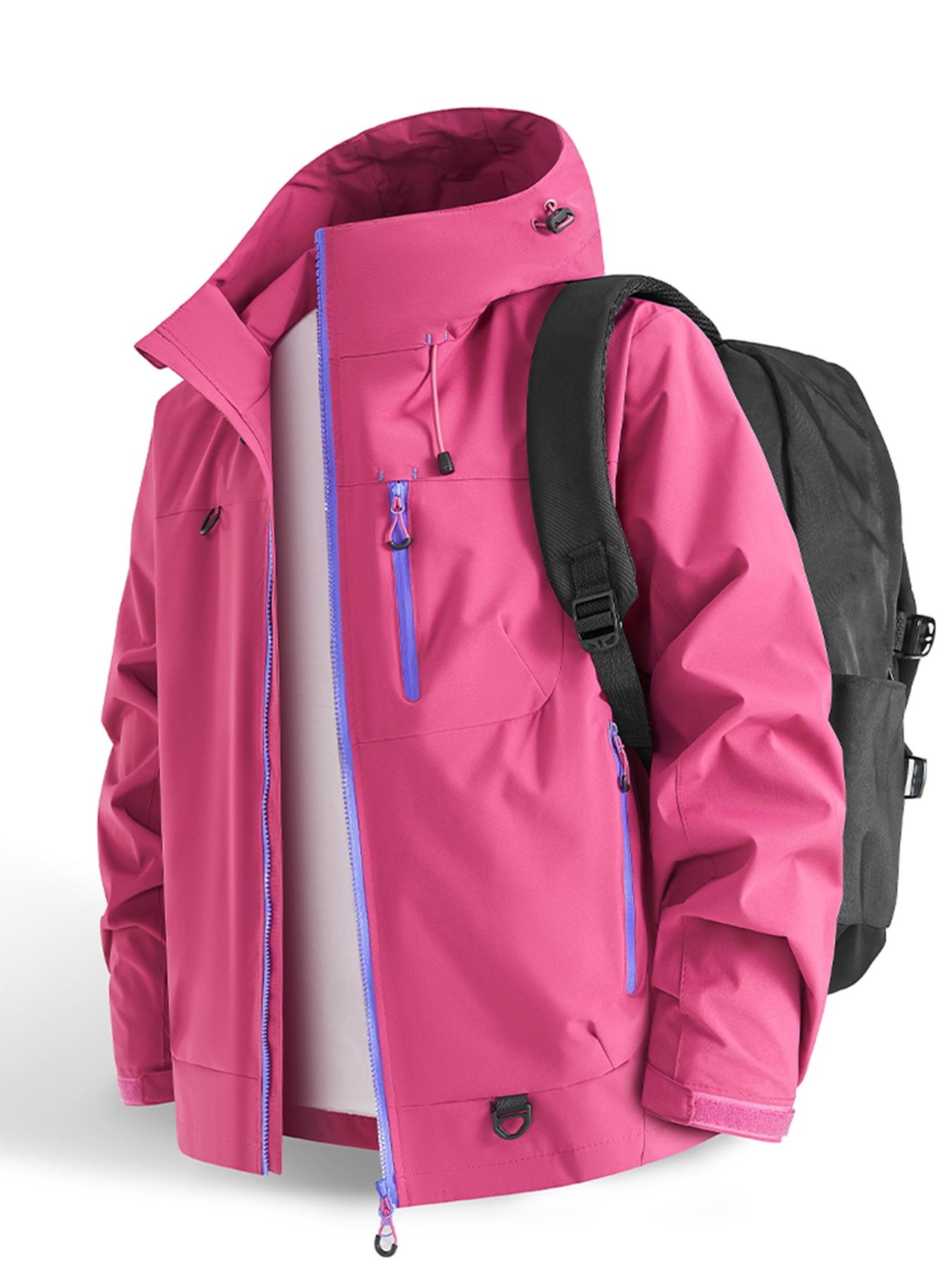 Unisex Kapuzen-Wasserjacke – winddicht, atmungsaktiv, mit mehreren Taschen, tailliert zum Schichten, für das deutsche Regenwetter --- Kaufen Sie 2 und sichern Sie sich 15% Rabatt & kostenfreien Versand!