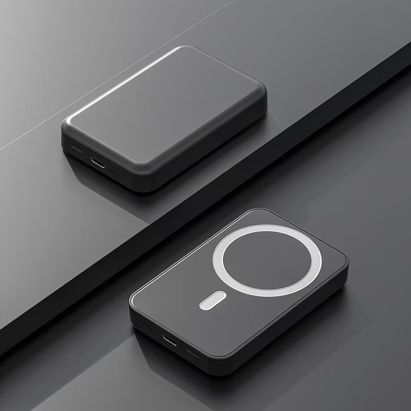 5000mAh Magnetic Power Bank for iPhone 12-17 Series with MagSafe