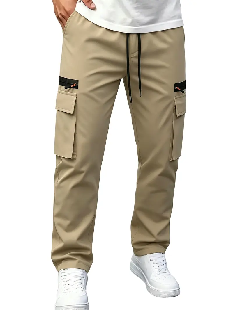 Herren Schnelltrocknende Cargohose – elastischer Bund, wasserabweisend, atmungsaktiv, mit vielen Taschen für Outdoor & Alltag --- Kaufen Sie 2 und sichern Sie sich 15% Rabatt & kostenfreien Versand!