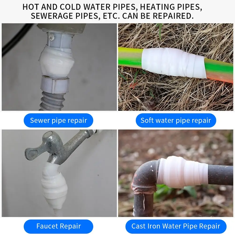 ⛑️ Profi-Reparatur in Sekunden – wasserdichtes Selbstverschweißband 🧰🔩 Stoppt jede Leckage, hält dicht – garantiert! ✅