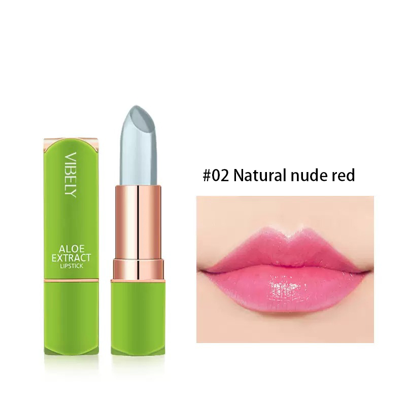 Ownest 3 Colors Temperature Color Change Lipstick, Magic Color Changing Lipstick Jelly Lip Blam Moisturizing Long Lasting Lip Makeup Aloe Vera Lipstick-Set B
