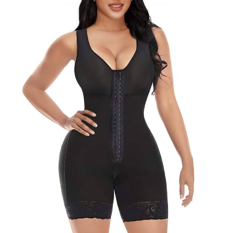 WEAROVA Fajas Colombianas Shapewear for Women Tummy Control Full Shapewear Butt Lifter with Zipper Crotch