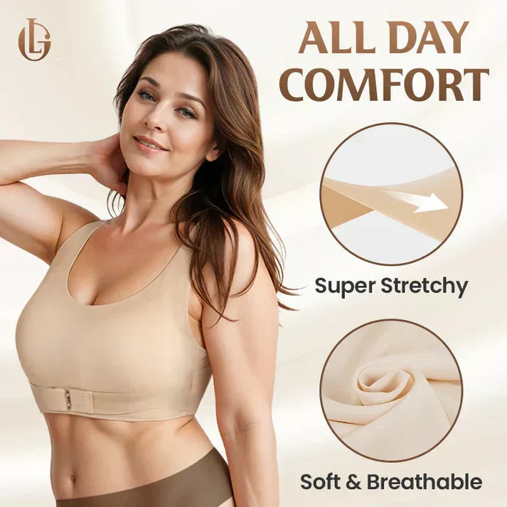 🔥Women’s Wireless Bra,Soft Breathable Non-removable Moulded Cups, Yoga Fitness Sportswear for Gym & Daily Training