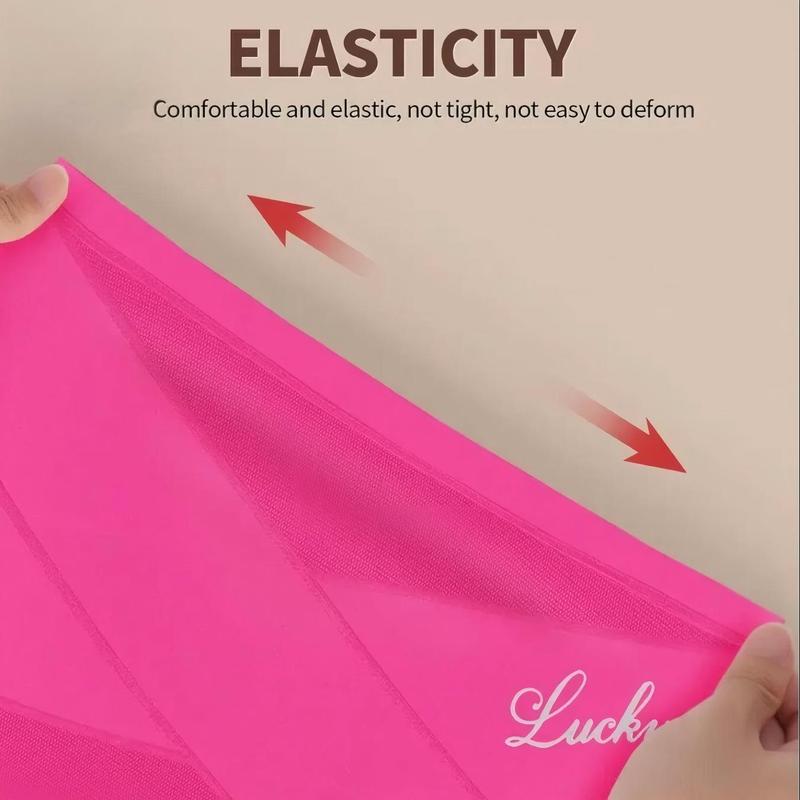 Lucky Brand High-Waist Slight Shaping Panties for Women - Seamless Silk Mesh Control Briefs Slight Shaping Tummy Slimming & Butt Lifting Underwear Breathable Everyday - Womenswear