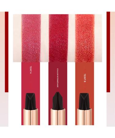 Ownest 3 Colors Temperature Color Change Lipstick, Magic Color Changing Lipstick Jelly Lip Blam Moisturizing Long Lasting Lip Makeup Aloe Vera Lipstick-Set B