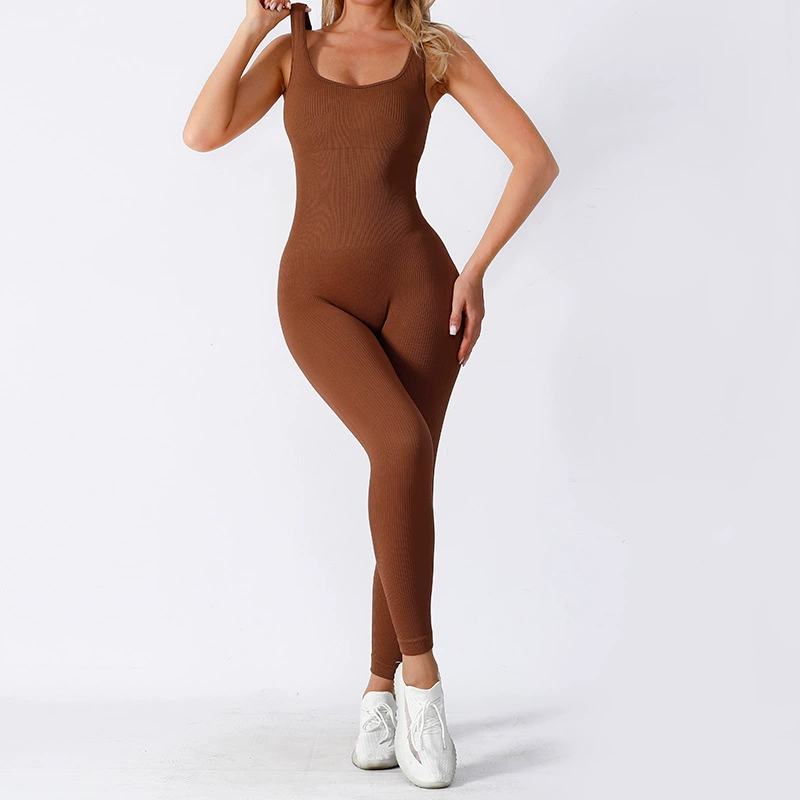 Seamless One-Piece Yoga Suit Dance Belly Tightening Fitness Workout Set Women's Tracksuit Yoga Set Yoga Jumpsuits Onesies