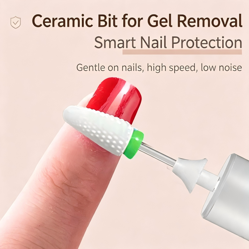 Rechargeable Electric Nail Drill Machine 35000RPM Portable Nail File for Gel Nail Polishing Remover Manicure Pedicure Tool