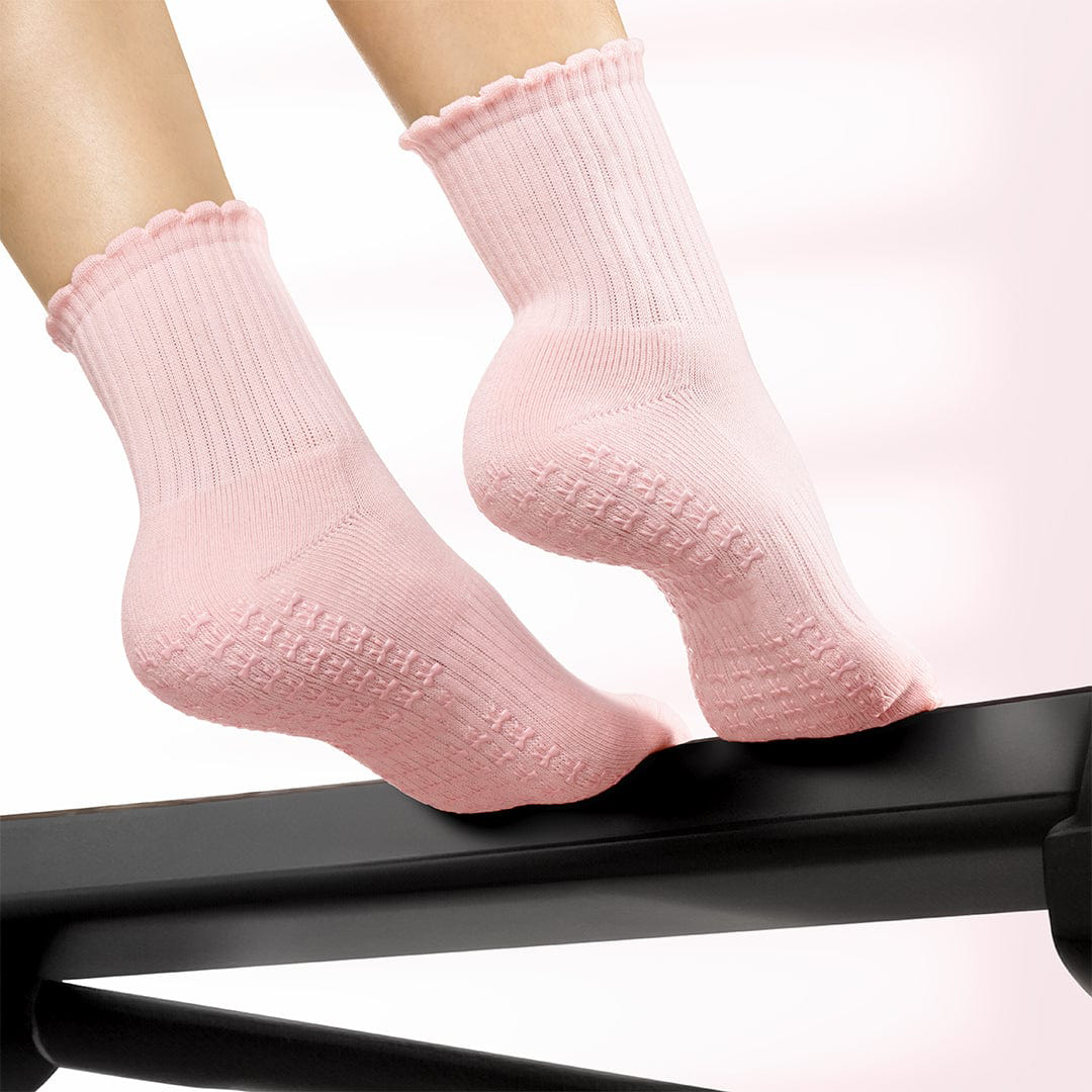 Pilates Socks Standard Grip Socks - Soft Pink