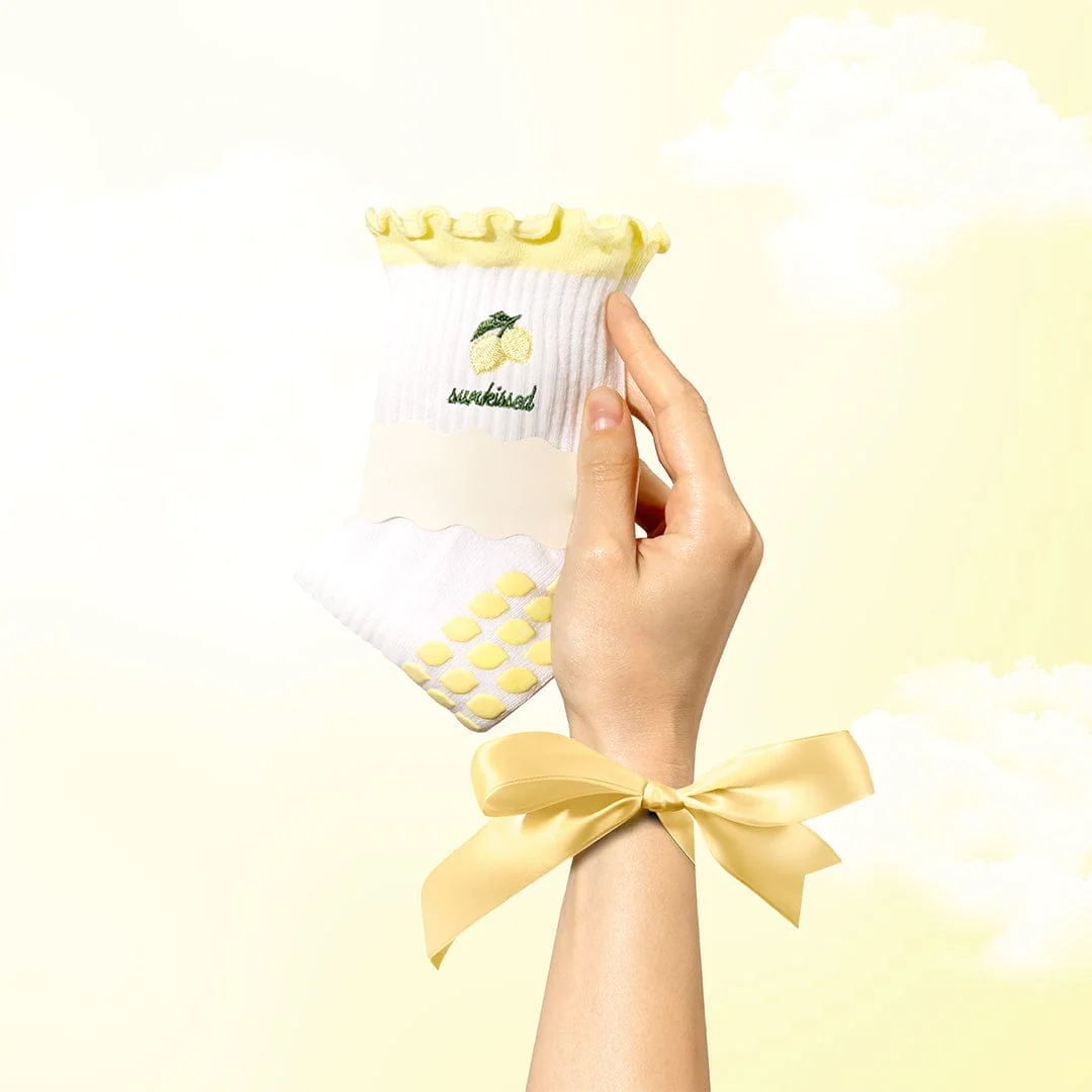 Pilates Socks Standard Grip Socks - Sunkissed
