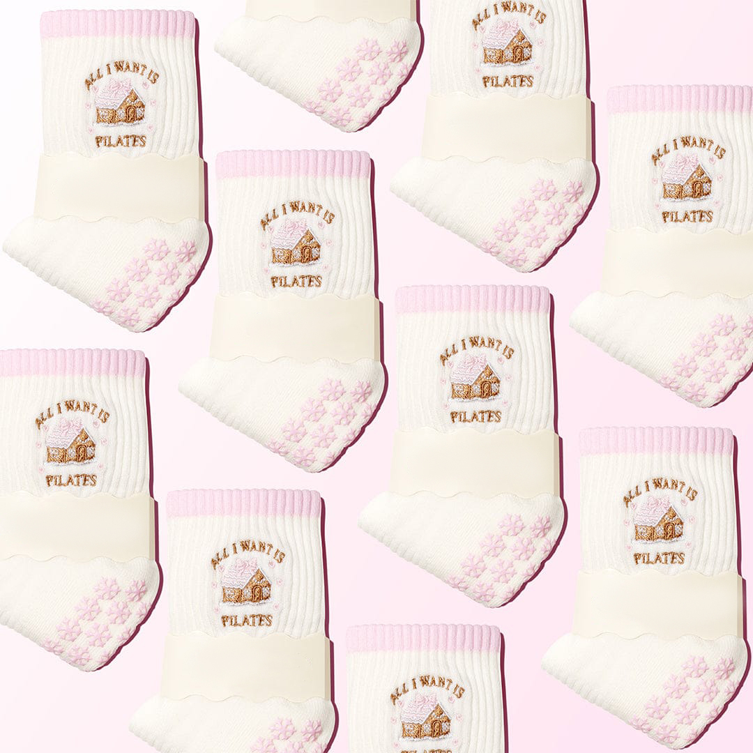 Pilates Socks Standard Grip Socks - All I Want Is Pilates
