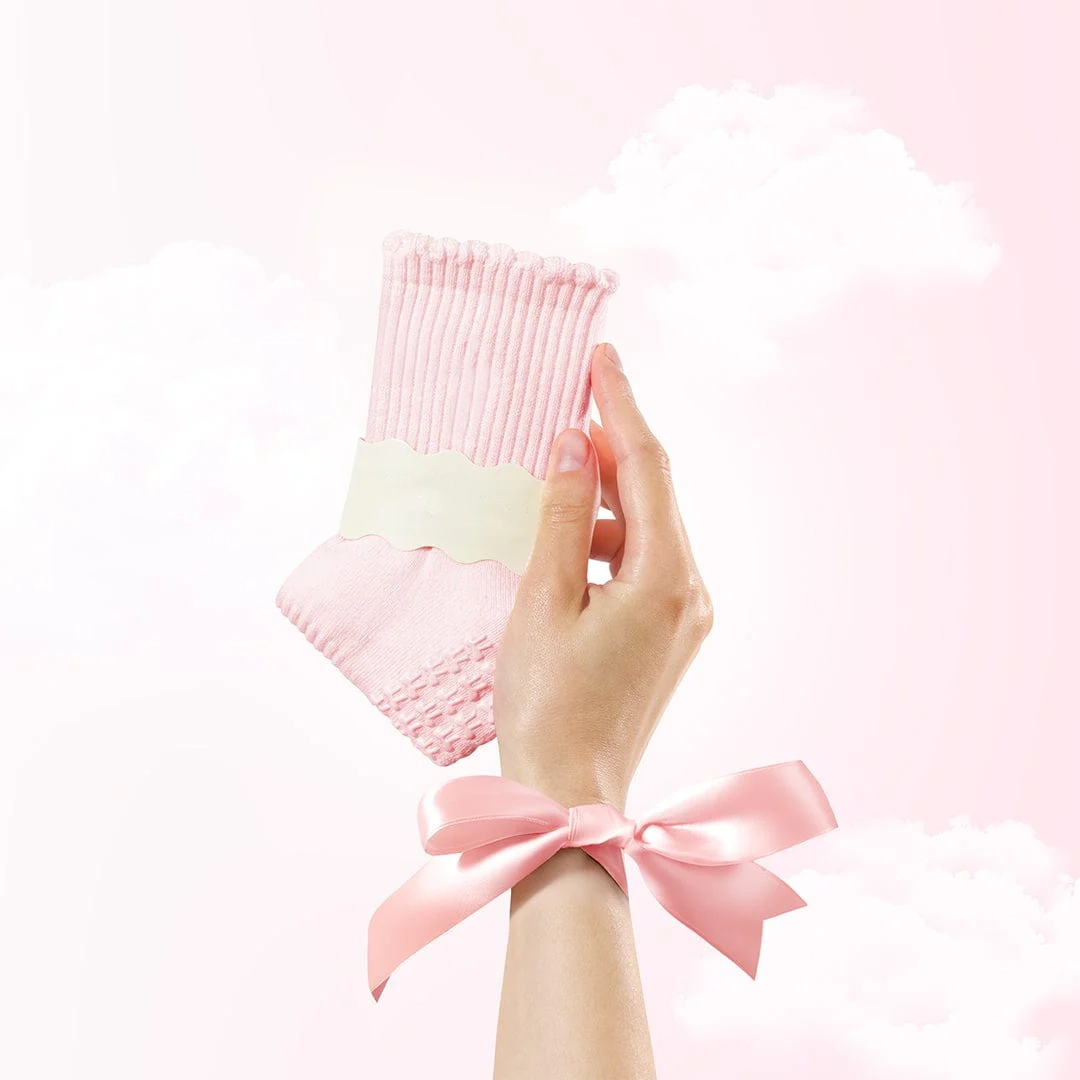 Pilates Socks Standard Grip Socks - Soft Pink