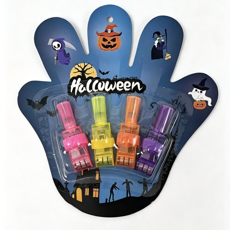 Halloween LED Projection Finger Lights Multi Color Pumpkin Ghost Witch Bat Party Decor