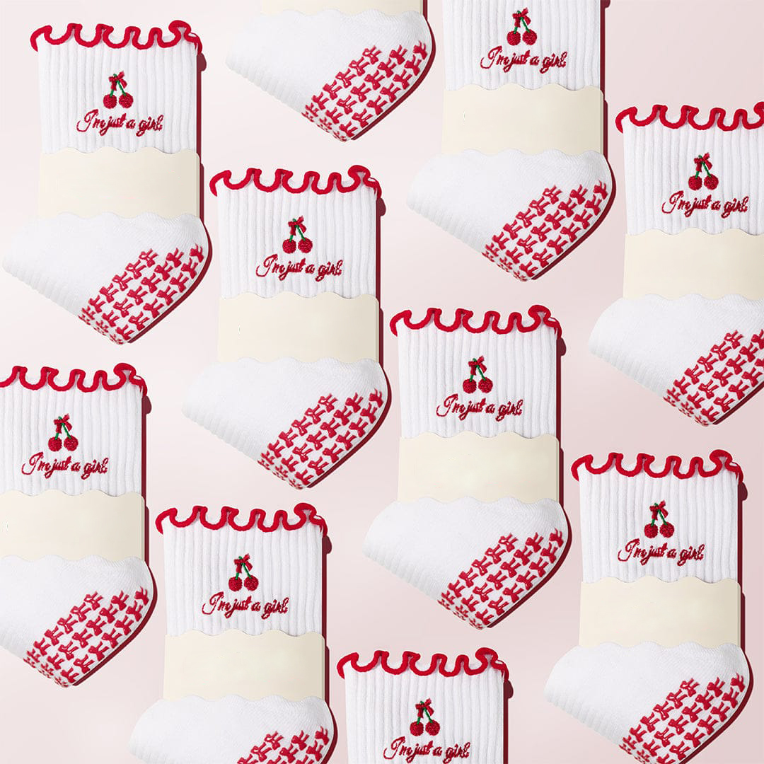 Pilates Socks Standard Grip Socks - I'm Just A Girl