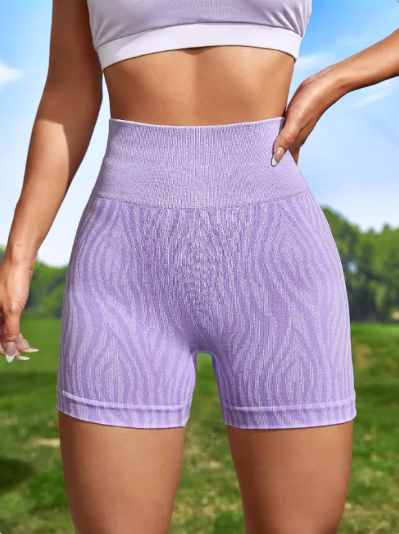 Women's High Waist Sports Shorts, Gym Shorts, High Stretch Seamless Yoga Shorts Leggings , Ladies Sportswear for Indoor Outdoor Wear