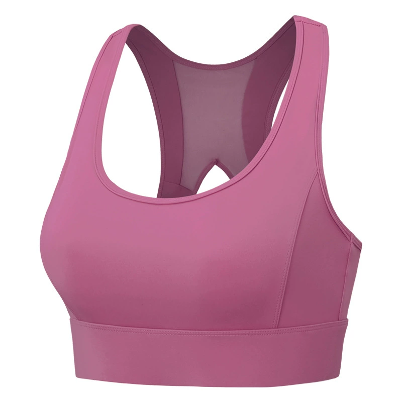 High Impact Yoga Exercise Athletic Bras Sports Bra for Women Padded Medium Support Criss Cross Strappy Bras Seamless