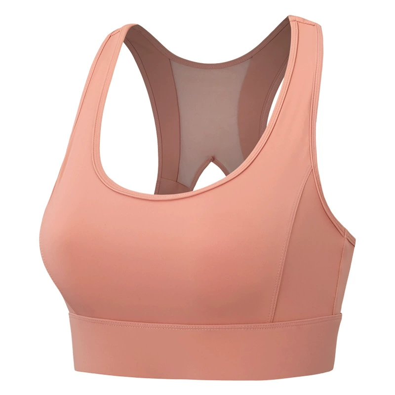 High Impact Yoga Exercise Athletic Bras Sports Bra for Women Padded Medium Support Criss Cross Strappy Bras Seamless