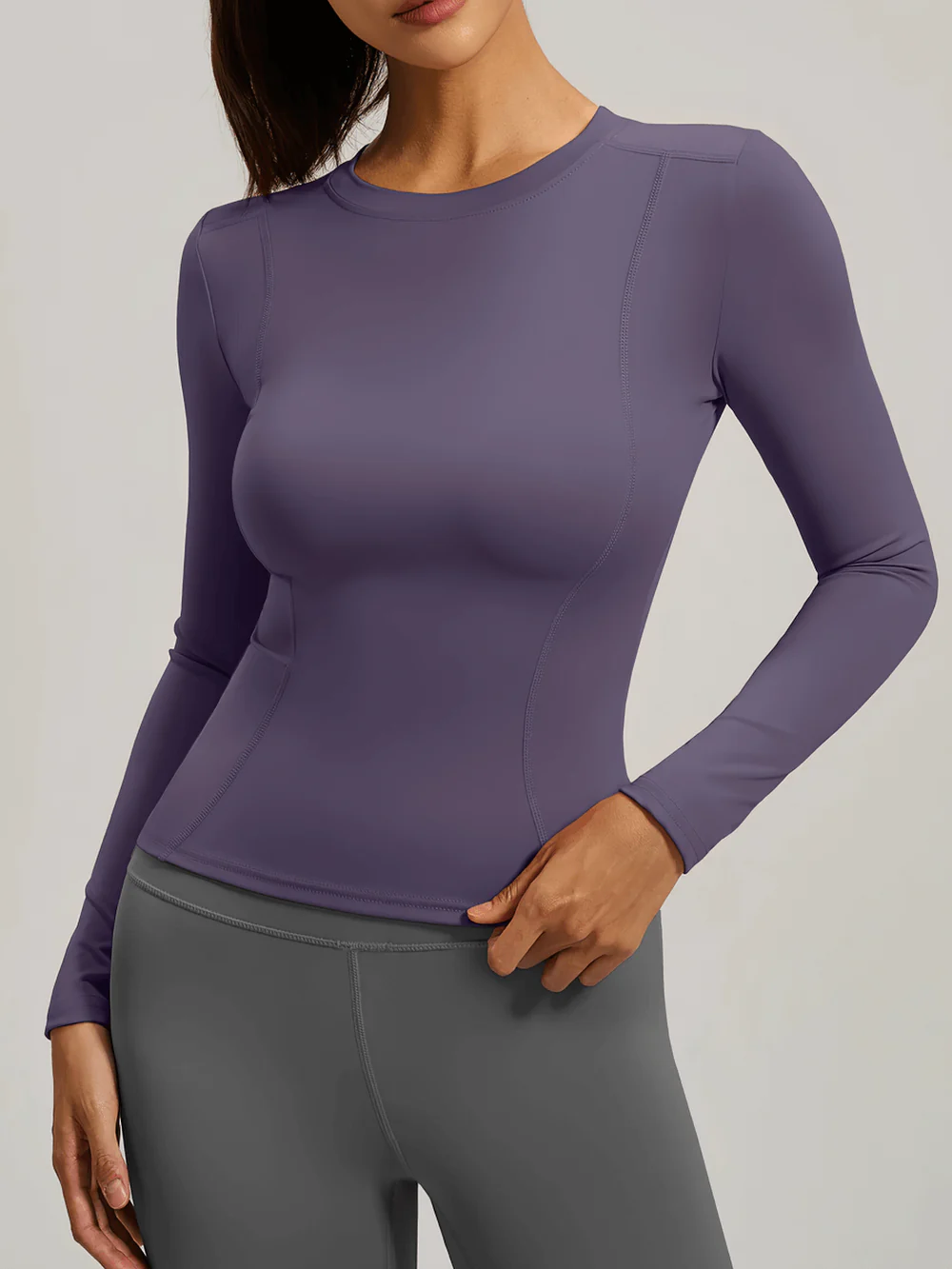 Elastic Sport Long Sleeve Top Women Yoga Sport Top Fitness Women's Long Sleeve