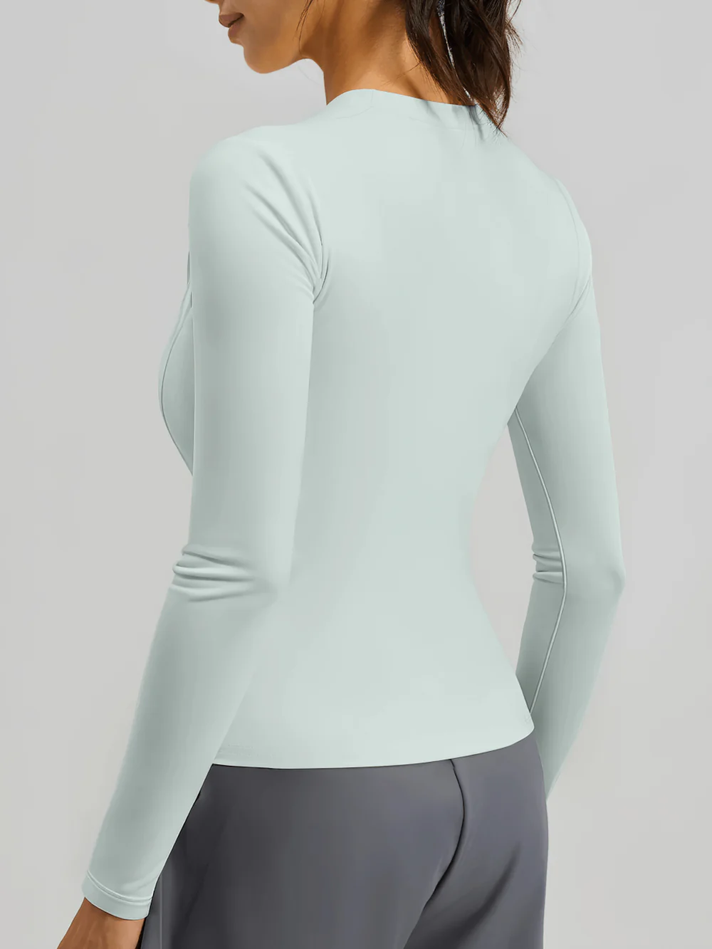 Elastic Sport Long Sleeve Top Women Yoga Sport Top Fitness Women's Long Sleeve