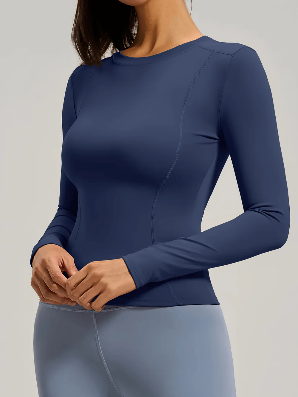 Elastic Sport Long Sleeve Top Women Yoga Sport Top Fitness Women's Long Sleeve