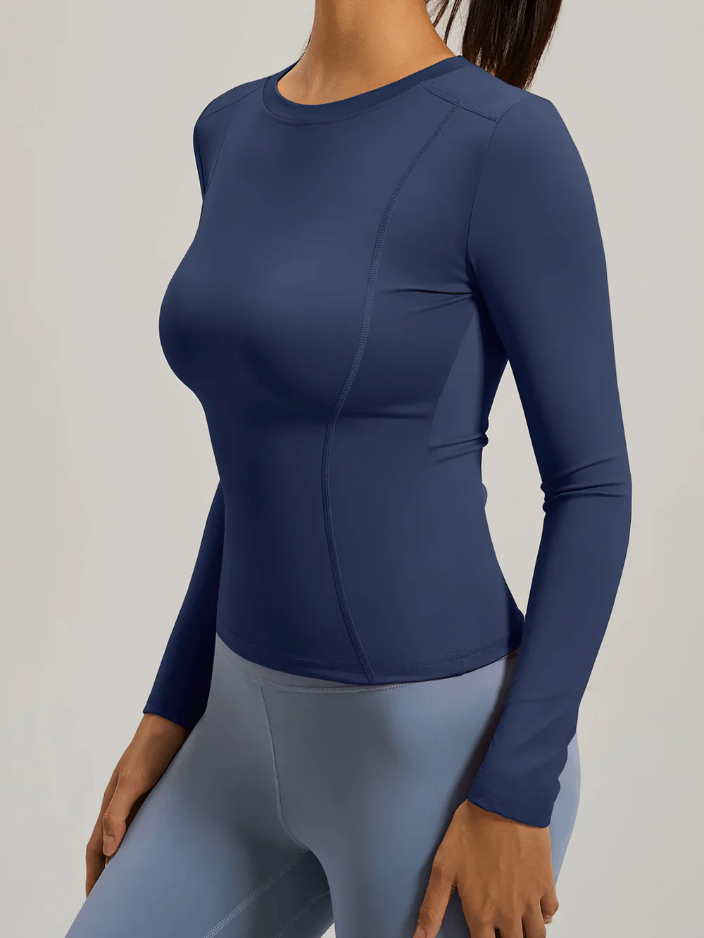 Elastic Sport Long Sleeve Top Women Yoga Sport Top Fitness Women's Long Sleeve