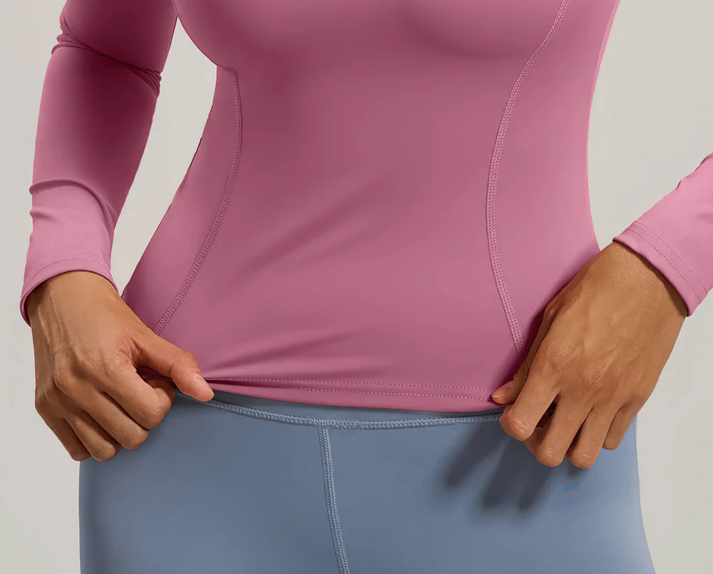 Elastic Sport Long Sleeve Top Women Yoga Sport Top Fitness Women's Long Sleeve