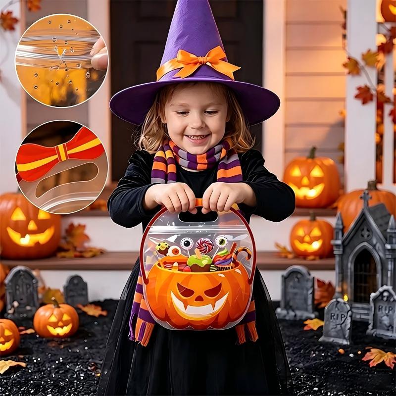 Halloween Pumpkin Candy Gift Bag