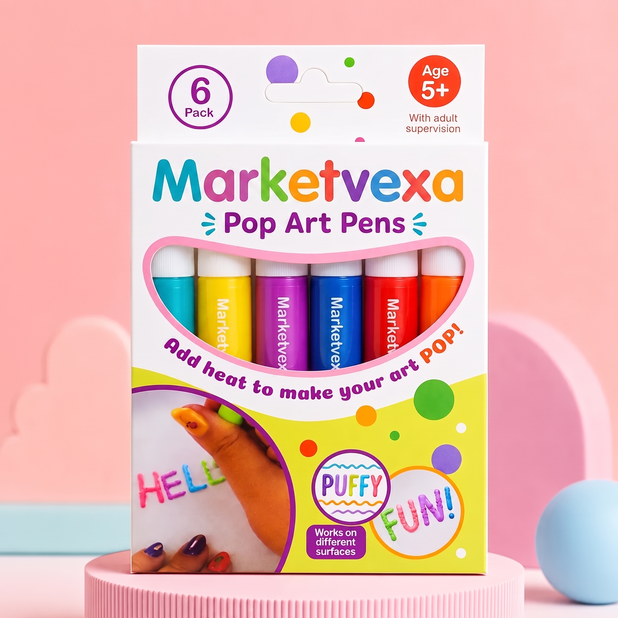 Metatoolskit™ 3D Relief Art Pen – Turn Flat Drawings Into Touchable 3D Art
