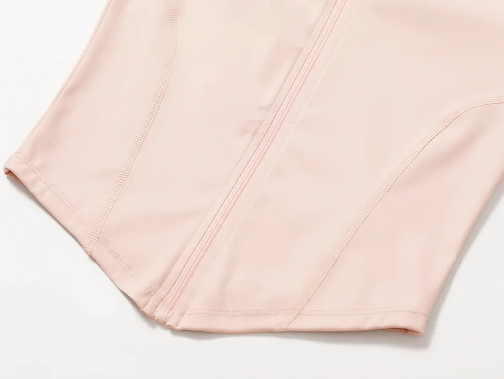 BURNCALORI Zip-Up Long-Sleeved Yoga Top – Sleek Activewear