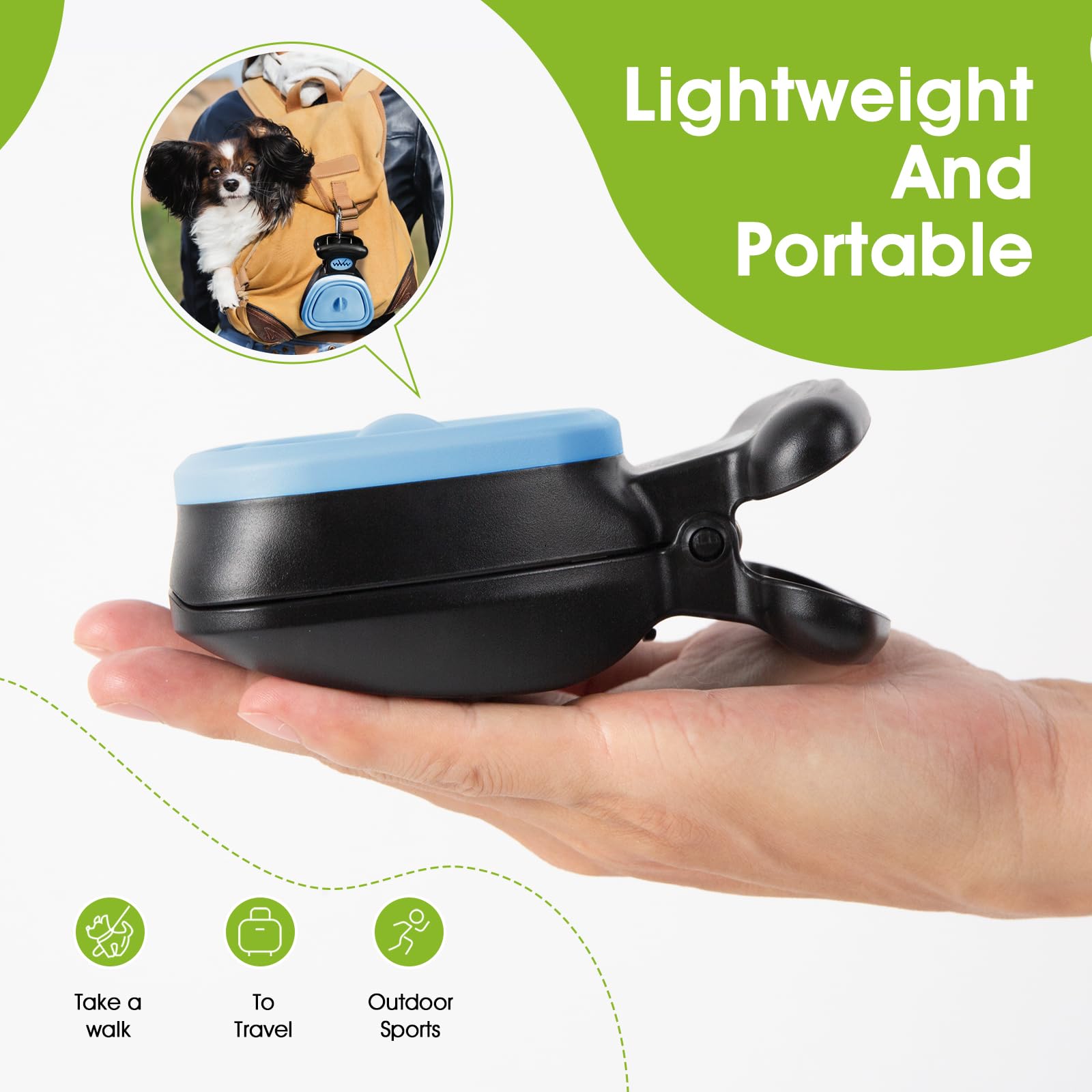 Hands-Free Dog Poop Scooper with Built-In Bag Dispenser