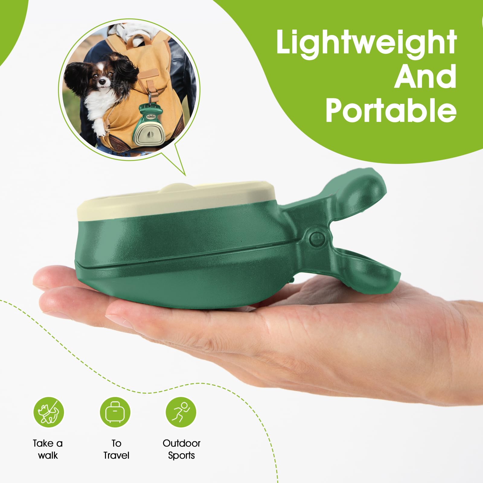 Hands-Free Dog Poop Scooper with Built-In Bag Dispenser