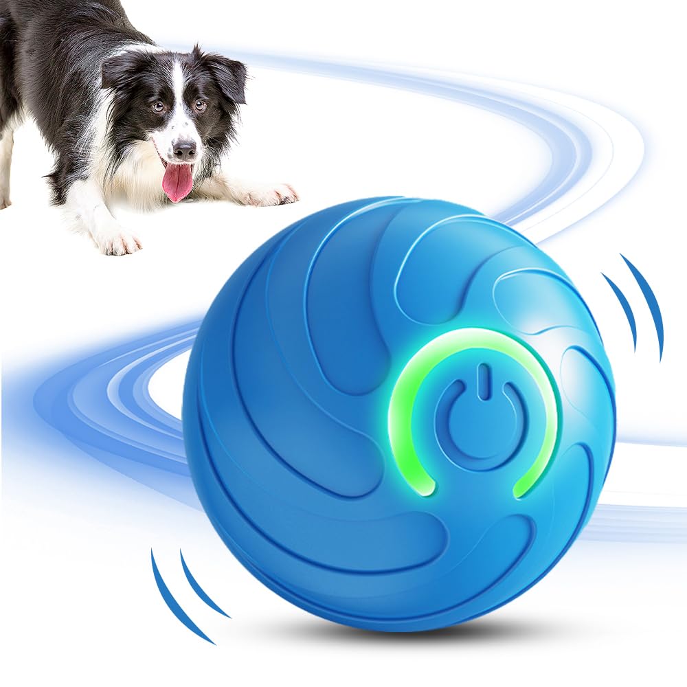 Smart Interactive Dog Ball Toy – Automatic Rolling, Jumping & Bouncing Motion Activated Ball for Dogs, Self-Moving Pet Toy to Keep Puppies Active & Entertained
