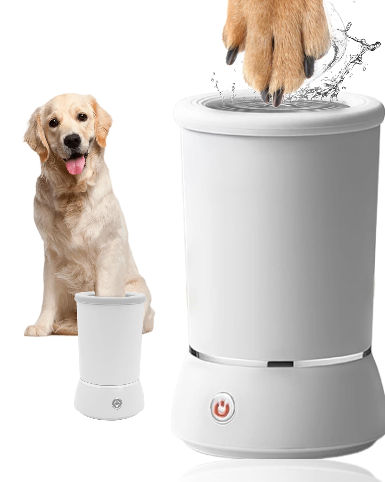 Automatic Dog Paw Cleaner – Electric USB Rechargeable Paw Washer & Massager with 2 Cleaning Speeds for Small & Medium Dogs
