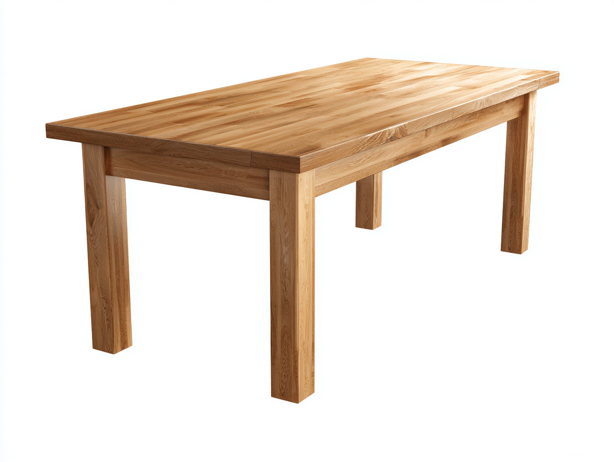 Mesa de comedor exterior de madera - 230x92x76 cm - natural - estructura robusta-Cottagetnest