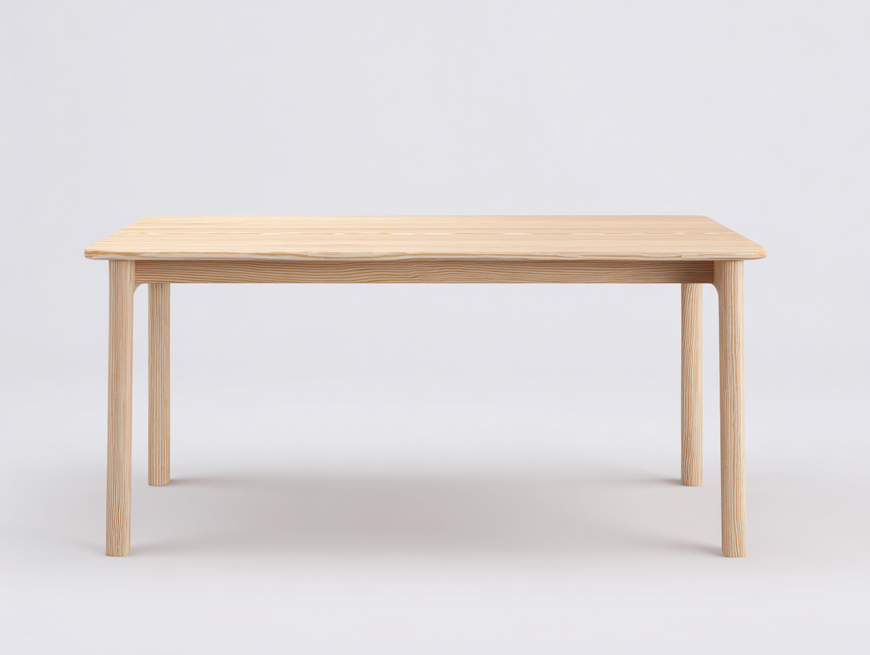 Mesa de comedor exterior de madera - 210x88x76 cm - natural - estilo minimalista-Cottagetnest