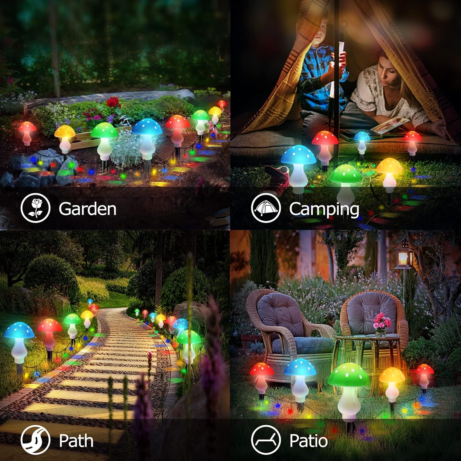 🔥Hot Sale-50% OFF🔥Upgraded Outdoor Solar Mushroom Lights🍄✨