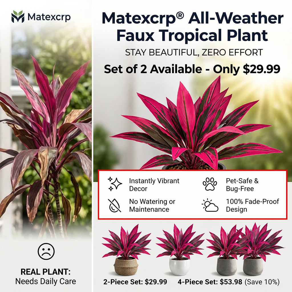 Vibrant Artificial Tropical Plant (Buy 1 Get 1 FREE🎉)