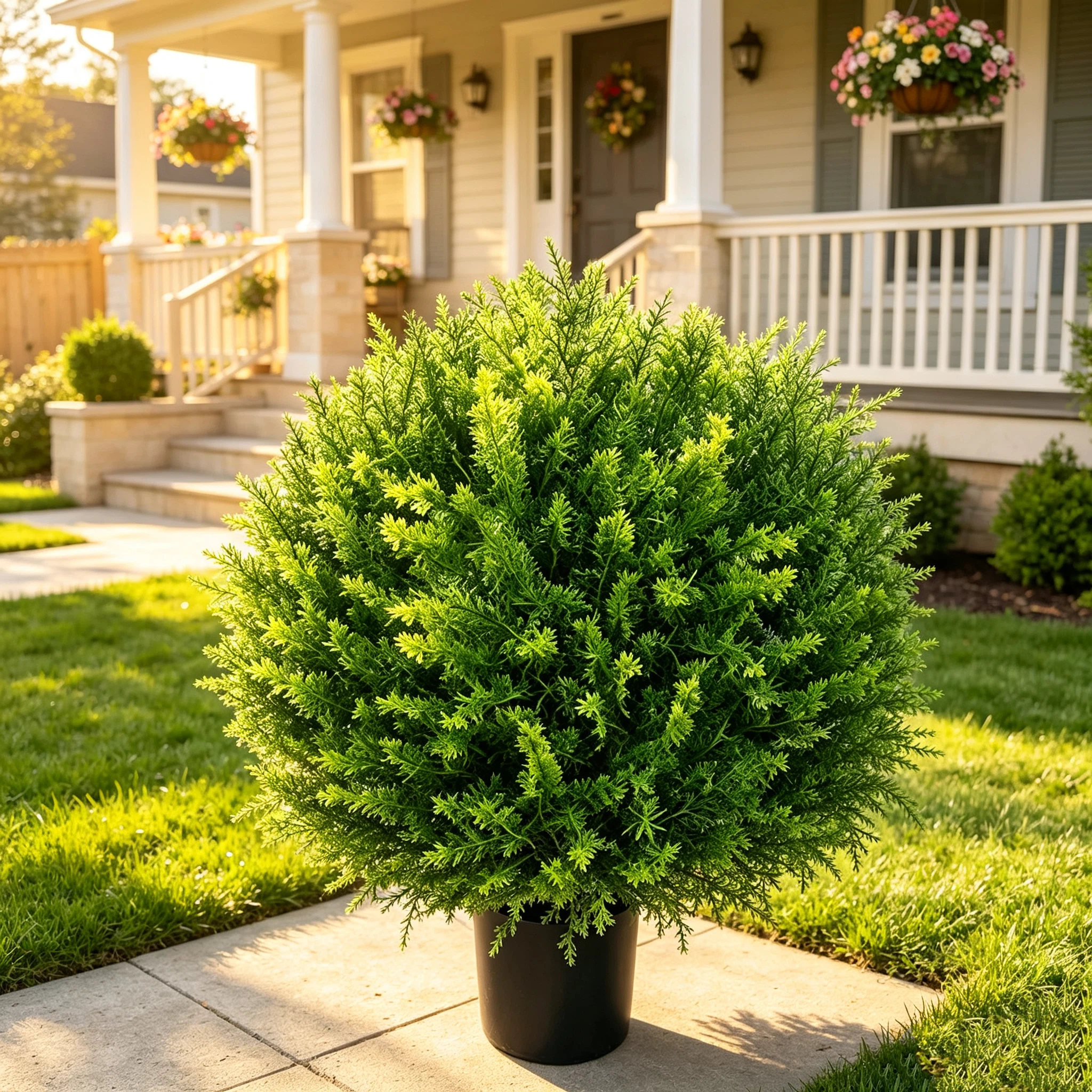 💥Last Day 60% OFF🔥UV Resistant Artificial Cedar Topiary Tree🌲