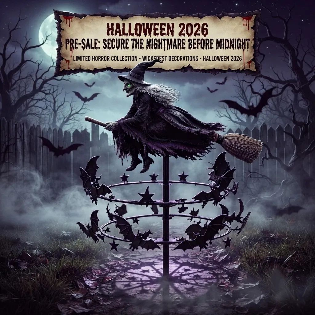 🔥Last Day 60% OFF 🧙‍♀️ The Enchanted Witch Garden Wind Spinner
