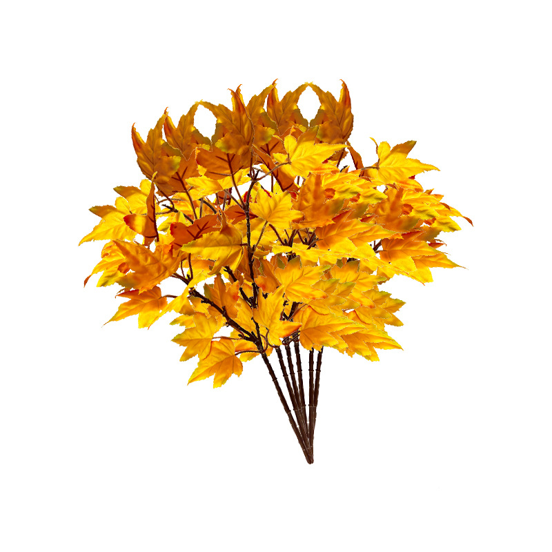 Artificial Autumn Maple Leaves for Home Decoration