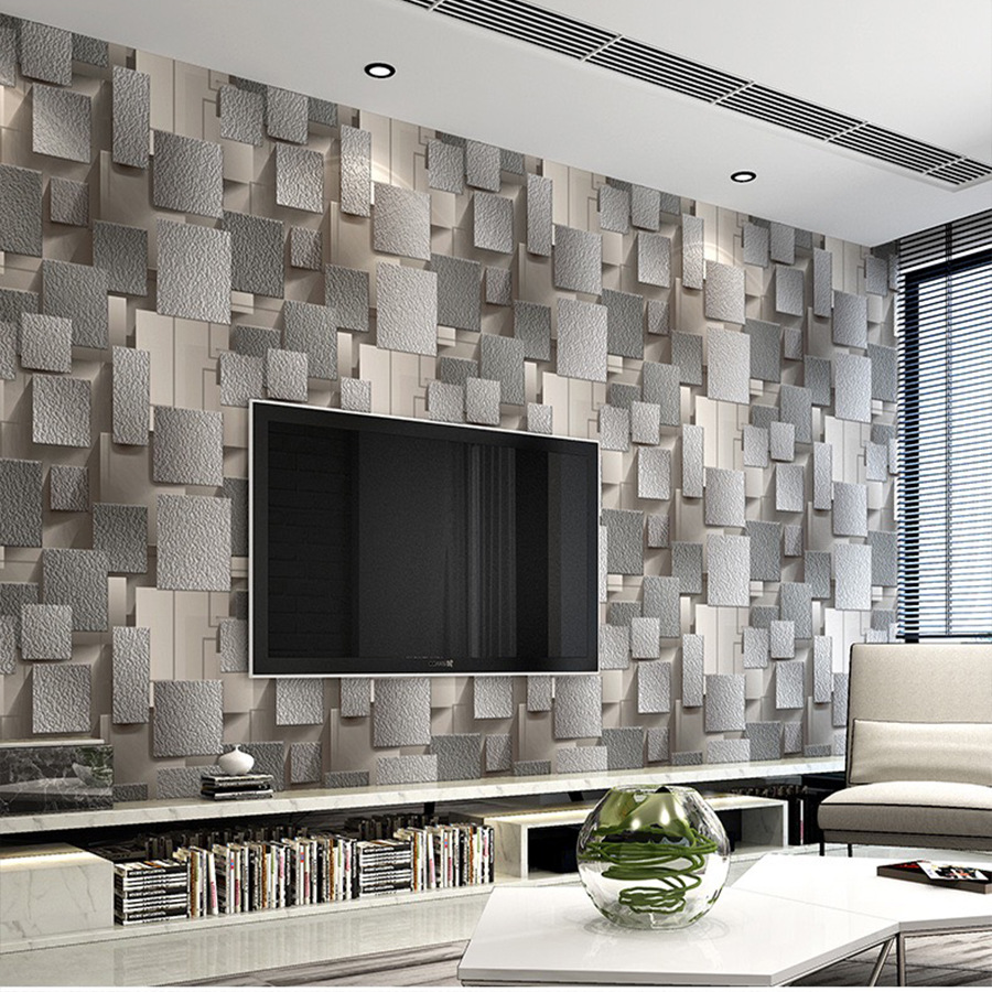 3D Self-Adhesive Geometric Wall Panels for Home & Sofa Background