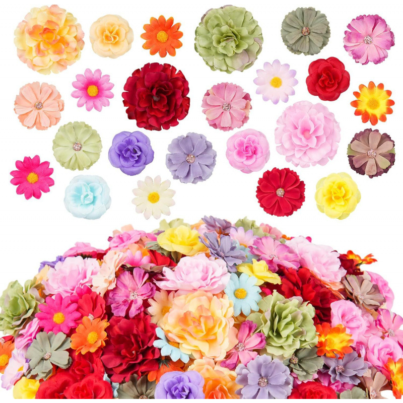 DIY Graduation Cap Silk Flower Decoration Photo Prop