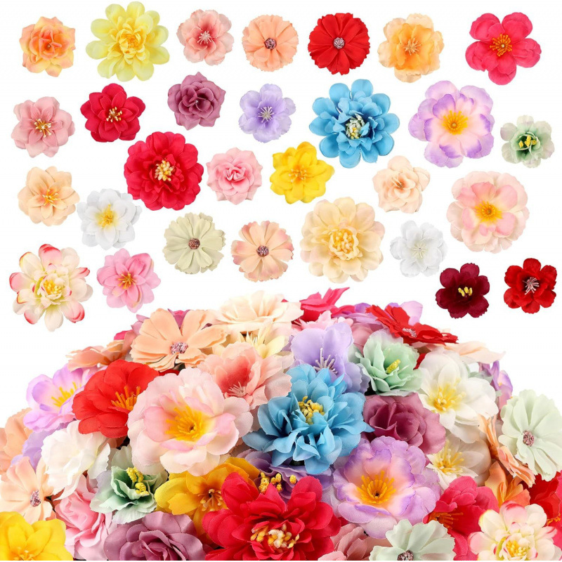 DIY Graduation Cap Silk Flower Decoration Photo Prop