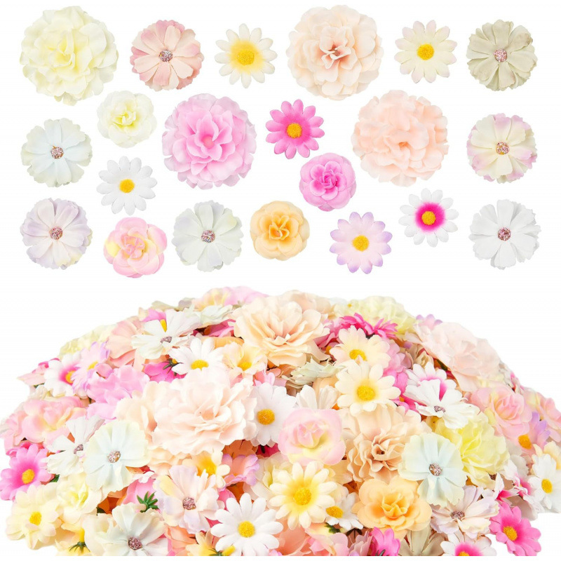 DIY Graduation Cap Silk Flower Decoration Photo Prop