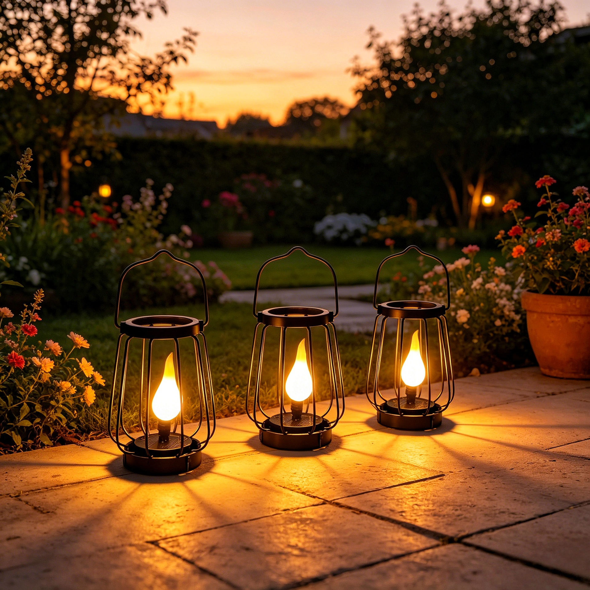 Solar LED Flame Light – Outdoor Decorative Landscape Lamp