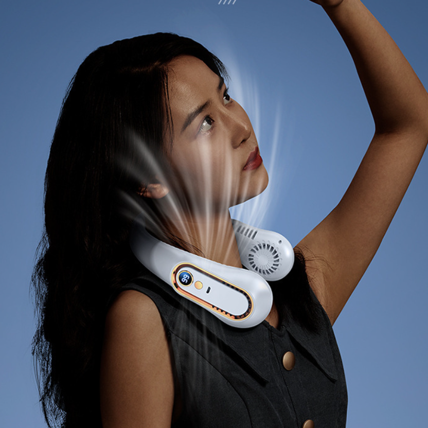 Portable Neck Fan – Rechargeable, Quiet, Mini for Home & Outdoors
