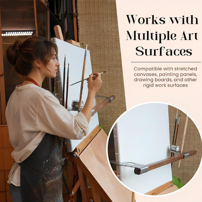 Adjustable Easel Hand Rest Support Bar for Artists