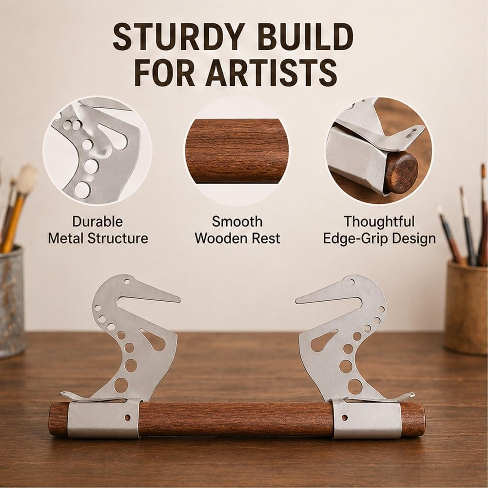 Adjustable Easel Hand Rest Support Bar for Artists