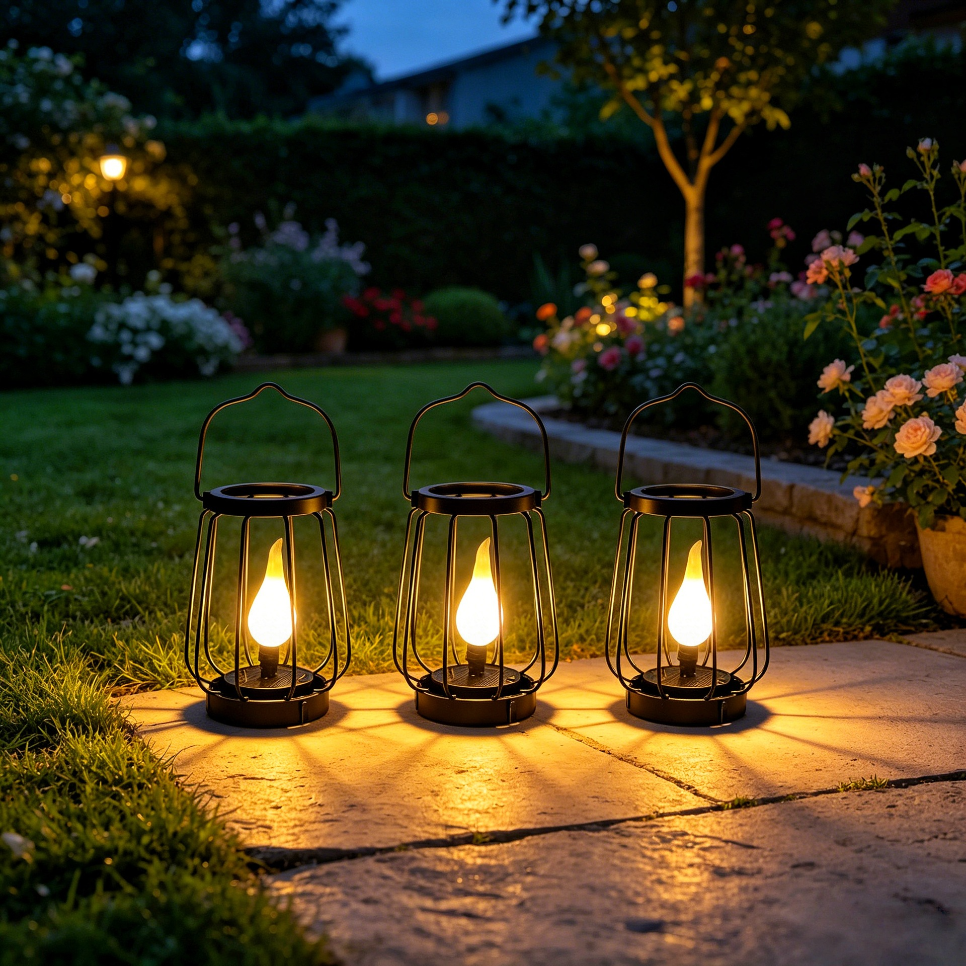 Solar LED Flame Light – Outdoor Decorative Landscape Lamp