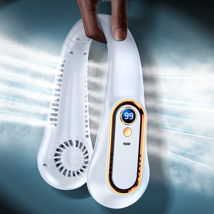 Portable Neck Fan – Rechargeable, Quiet, Mini for Home & Outdoors